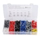 thumbnail image 1 of 1800 piezas/caja de conectores de cables eléctricos, 8 tipos de terminales de crimpado ajustables, kit de herramientas de crimpado de casquillos para coche y hogar., 1 of 14