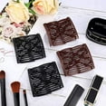 thumbnail image 4 of 4 Pieces Stretchy Double Comb Hair Clip Adjustable Elastic Hair Comb No Crease Hair Pins Hair Accessories for Women Curly Thick Wavy Hair Ponytail (Black, Coffee), 4 of 6