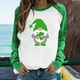 thumbnail image 2 of Pntutb St. Patricks Day Womens Casual Long Sleeve Print Ladies Sweatshirts Tops, 2 of 4