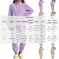 thumbnail image 3 of Edvintorg Women's Sleepwear 2 Piece Pajamas Long Sleeve Zip Up Top and Pant with Pocket Fleece Lounge Sets for Women Beige M, 3 of 8