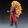thumbnail image 4 of Figura de acción de Dragon Ball de 30cm, Son Goku Super Saiyan 3, pelo amarillo, figura decorativa de Pvc, juguetes de modelos coleccionables, 4 of 5