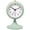 green, variant on HUONA Desktop Clock Alarm Clock with Night Lamp Loud Tabletop Metal Clock Horn Shaped Bottom Clock for Students Children and Office Workers Sleeping Dormitory Home Bedroom Pink Digital Style