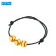 thumbnail image 3 of Unique Bargains Bracelets de Baseball, 20 Pcs Cadeaux de Baseball Bracelets Réglables Jaune Rouge, 3 of 6