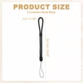 thumbnail image 2 of Uxcell Camera Wrist Strap, Adjustable Nylon Phone Wristlet Straps Lanyard String for Camera Keys Keychain Phone USB Pure Black 3, 2 of 7