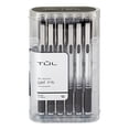 thumbnail image 2 of TUL® GL SeriesRetractable Gel Pens, Bold Point, 1.0 mm, Silver Barrel, Black Ink, Pack Of 12 Pens, 2 of 2
