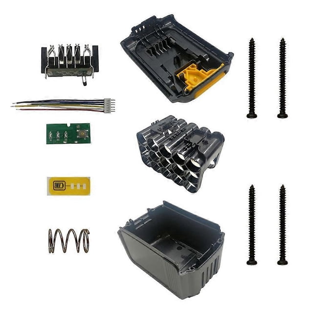 Li-Ion Battery Plastic Case Housing for DeWalt 18V 20V DCB203 DCB204