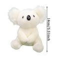 thumbnail image 2 of White Koala Bear Plush Toy, Realistic Soft Stuffed Animal Doll, Cute Australian Animal for Bedroom Decor, Cuddly Pal for Couch, Birthday Gift, Christmas Stocking Stuffer Easter Gift, Graduation Gift, 2 of 3