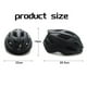 thumbnail image 4 of Adult Bike Helmets, Adjustable Bicycle Helmet, for Cycling, Black, 4 of 5