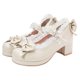 thumbnail image 1 of 1 Pair Delicate Woman's High-heeled Shoes Outdoor Girl Shoes Spring Shoes, 1 of 3