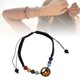 thumbnail image 1 of Pulsera Trenzada De Piedra De Cristal, Elegante Y Elegante Pulsera De Cristal De Cuerda Trenzada Con Cuerda Para Regalos, Mujeres, Material De Piedra, 1 of 7
