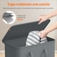thumbnail image 5 of 1 Piezas Cesto Ropa Sucia Estrecho con Tapa 65L, Cesta Ropa Sucia con Asas Extendidas, Cesta de Almacenamiento, Cubo Ropa Sucia Pequeño Plegable para Baño, Dormitorio, Lavadero, 5 of 9