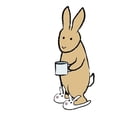 thumbnail image 2 of CafePress - Bunny Mug - 11 oz Ceramic Mug - Novelty Coffee Tea Cup, 2 of 3