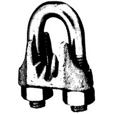 Chicago Hardware 231602; Wire Rope Clip Galvanized 1/8In