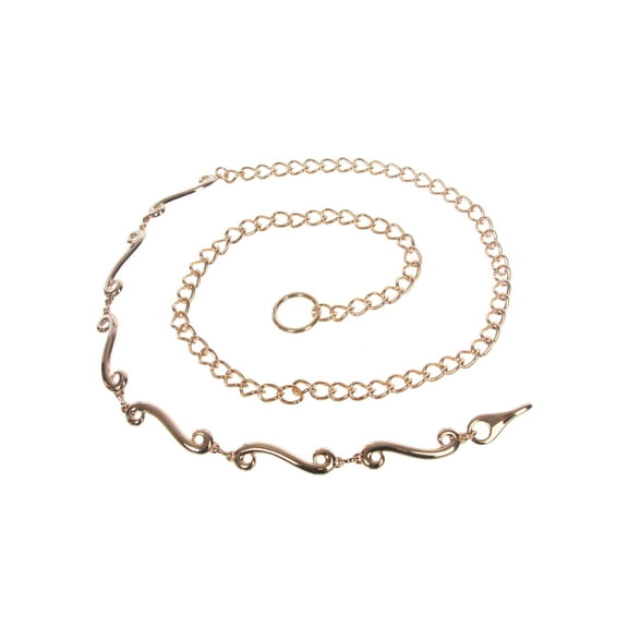 Women's Skinny Fashion Metal Chain Belt