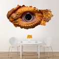 thumbnail image 3 of RV 3D Broken Wall Vision Dinosaurio Lagarto Ojos Etiqueta de la pared Sala de estar Dormitorio Decoración (Estilo 3), 3 of 5