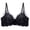 Black, variant on Women's Lifting Sweetheart Milk Lace Thickened No Steel Ring Push Up Bra for Small Chest Women Push Up Bralette Seamless Bras Full Coverage Bra, Size 34