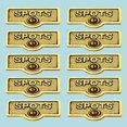 thumbnail image 2 of 10 Switch Plate Tags SPOTS Name Signs Labels Lacquered Brass Traditional Engraved Wall Light Switch Cover Labels | Renovators Supply, 2 of 2