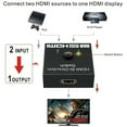 thumbnail image 6 of HDMI Switch 4K HDMI Splitter, Bi-Directional Splitter 2 in 1 Out / 1 in 2 Out, 6 of 7