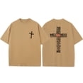 thumbnail image 6 of Ankishi Christian Shirts for Men Cross Crewneck Trendy Cotton T Shirts Summer Casual Clothes for Travel Commuting, 6 of 7