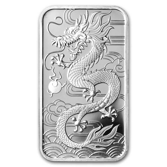 1 oz Australia Silver Dragon BU (Random Year)