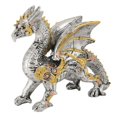 thumbnail image 2 of Sculpture Mécanique Steampunk Dragon Statue Décorative en Résine pour Chambres Bureaux Étagères, 2 of 22