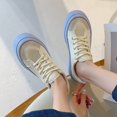 thumbnail image 5 of LYU Women's Flat Comfortable Canvas Shoes Sports Casual Shoes Blue, 5 of 5
