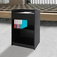 thumbnail image 2 of Wood Podium Stand Lectern, Hostess Stand with Drawer Pulpit with Storage, Wood Office Presentation Stand Load Capacity 110.23lbs for Restaurants,Churches,Seminars and Schools (Black), 2 of 18