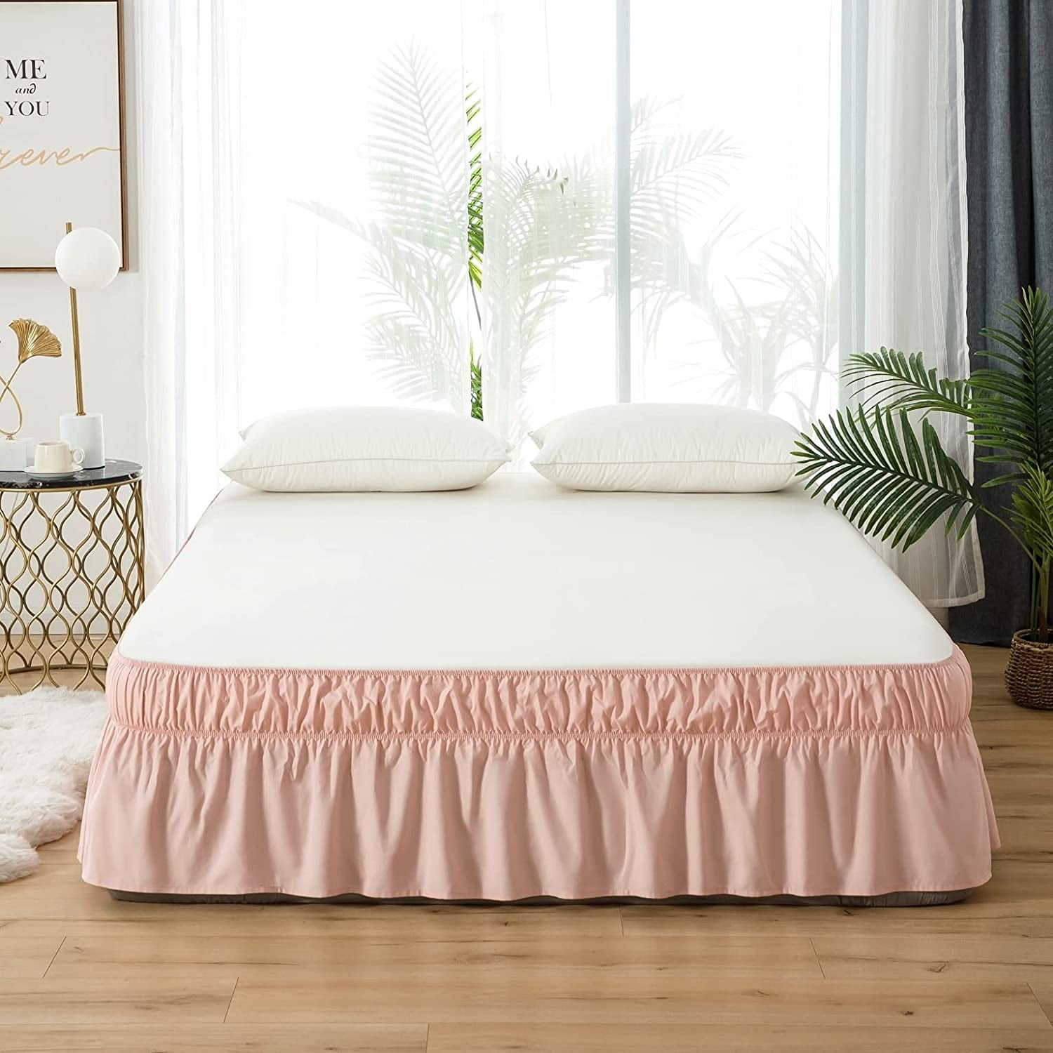 Tremendous Bedding Drop Length Bed Skirt Egyptian Cotton US Queen Size All Color 