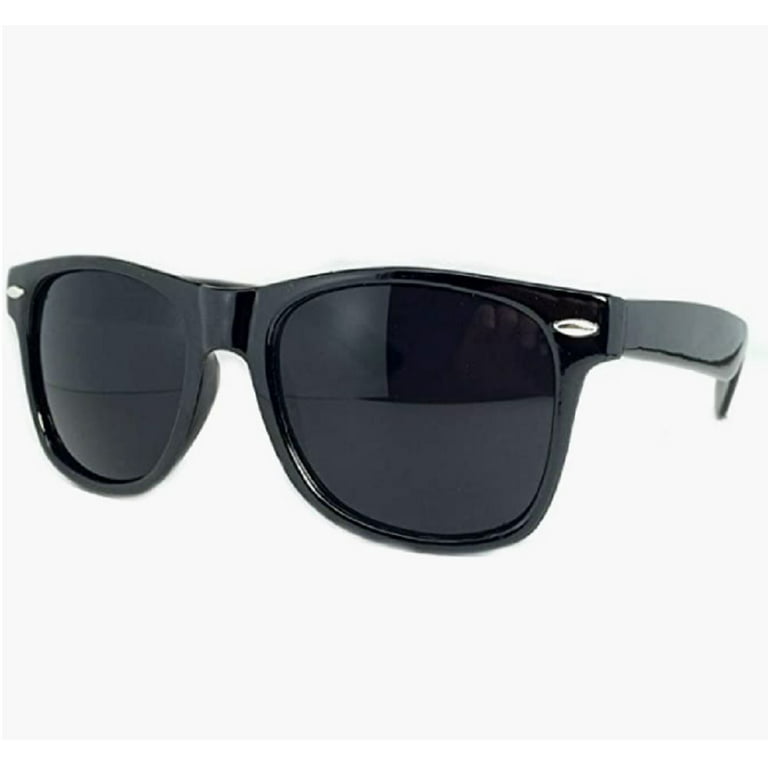 Classic 80s Style Retro Vintage Dark Sunglasses