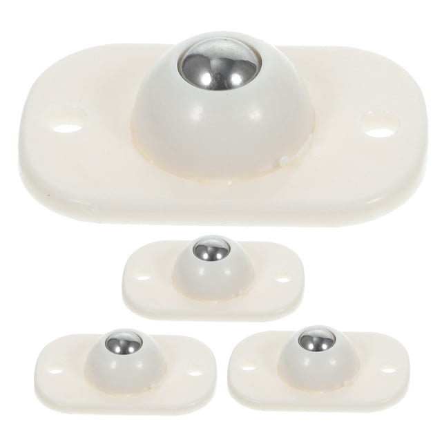 4 miniruedas adhesivas para electrodomésticos, ruedas giratorias de acero inoxidable, universales, con polea adhesiva giratoria, deslizadores para electrodomésticos de cocina