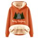 thumbnail image 2 of Sudadera con capucha de manga larga para mujer, informal, con capucha, para exteriores y chaquetas, a la moda, con estampado de blusa, sudadera de manga larga, abrigo con capucha para mujer, 2 of 3