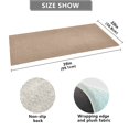 thumbnail image 3 of Haosy Mojave Tan Bathroom Rugs Non Slip Absorbent Soft Plush Quick Dry Bath Mat, 39"x20", 3 of 8