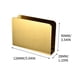 thumbnail image 2 of Servilletero De Acero Inoxidable Chapado En Oro, Plateado, Para Montar En La Pared, Tamao Pequeo, Para Decoracin De Cocina, Para Mesa De Comedor, Paquete De 1, Ukhbmc, 2 of 7