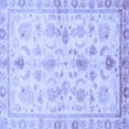 thumbnail image 1 of Ahgly Company Indoor Square Oriental Blue Traditional Area Rugs, 3' Square, 1 of 4