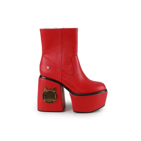

Hidden Locker Women s Ankle Chunky Heel Boots