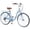 Blue + Steel + Garden & Outdoor, variant on 7 Speed, Steel Frame, Multiple Colors 24 Inch Ladies Bicycle
