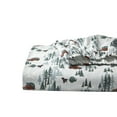 thumbnail image 5 of Eddie Bauer Tree Farm Orange Cotton Flannel 4 Piece Sheet Set, Full, 5 of 6