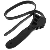 Tineasur 1Pack Adjustable Size Strap Wrench for Oil Filter and Bottle Opening in Grey Color
