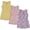 Purple Daisy, Pink Meadow Floral, Butter Yellow, variant on 3-Pack Girls Rompers, 100% Cotton Spring & Summer Outfit, Sleeveless Pull-On One Piece, Casual Playwear