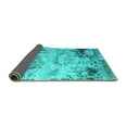 thumbnail image 2 of Ahgly Company Indoor Rectangle Oriental Turquoise Blue Industrial Area Rugs, 8' x 10', 2 of 4