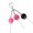 1, variant on Resin Candy Keychain Detailed Lollipop Shaped Key Rings For Keys Bag Charm Lightweight Decoration Multiple Color Options