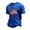 Blue, variant on USA 250th Anniversary Merchandise Mens Short Sleeve Crewneck Patriotic Tee Plus Size Loose Fit Summer Commemorative Black L