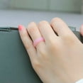 thumbnail image 5 of GKNET Men Women Outdoor Sports Silicone Ring Rubber Band Finger Ring Glitter Trendy/-black-8, 5 of 9