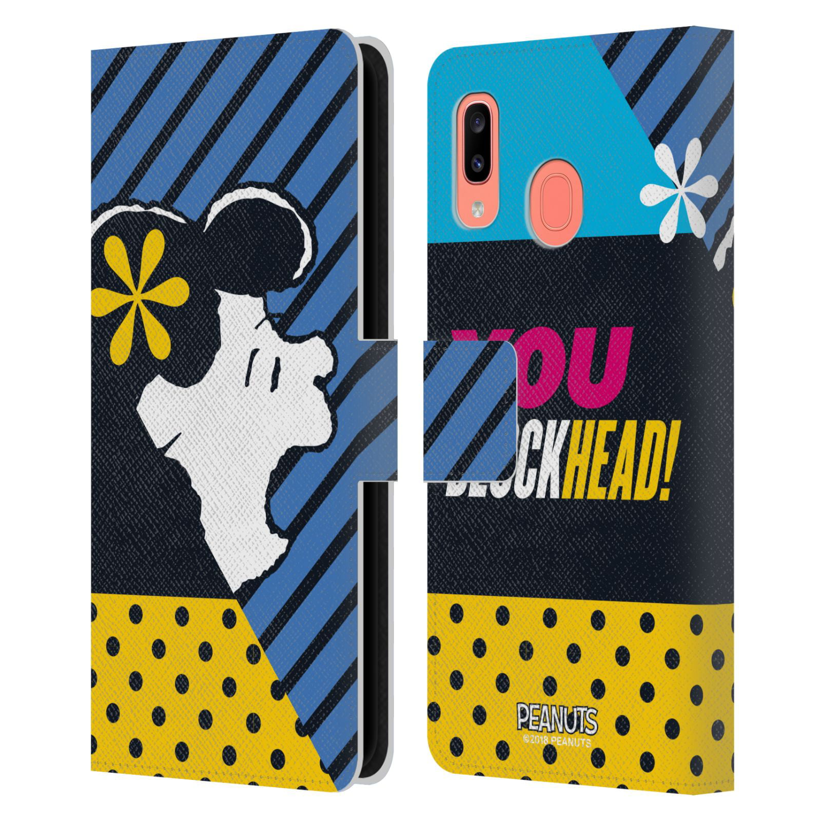 Head Case Designs Officially Licensed And Lucy van Pelt Leather Book Wallet Case Cover Compatible with Samsung Galaxy A20 / A30 2019 Walmart.com - Walmart.com
