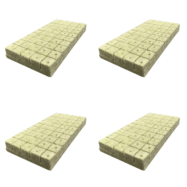 50 Piezas Siembra Semillas Frutas Y Verduras Plántula Cultivo Acuático Cultivo Sin en Forma Cubo Bloque Plántula Tapón Lana (30*25*25)
