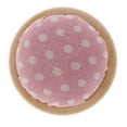 thumbnail image 5 of Hemisphere Shape Cotton Fabric Sewing Storage Holder Pin Cushion Pink, 5 of 6