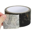thumbnail image 4 of Uxcell Camouflage Tape 2" x 5.5 Yards, Self Adhesive Protective Camo Tape Wrap Waterproof Bandage, Dark Camo, 4 of 5