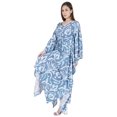 thumbnail image 2 of Moomaya Womens Sleep Kaftan V-Neck Cover Up Long Caftan Maxi Dress, 2 of 7