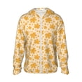 thumbnail image 1 of Balery Autumn Fall Yellow Leaves Sudadera ligera de manga larga con capucha y protección solar UPF 50+ para hombre y mujer, ideal para pesca y running-Small, 1 of 7