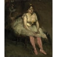 thumbnail image 2 of Alice Pike Barney 20x23 Black Ornate Framed Double Matted Museum Art Print Titled: Ballerine (1896), 2 of 5